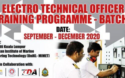 Technical Course, Training Programme: Bridging Electro-Technical Officer (BETO) Closing Ceremony