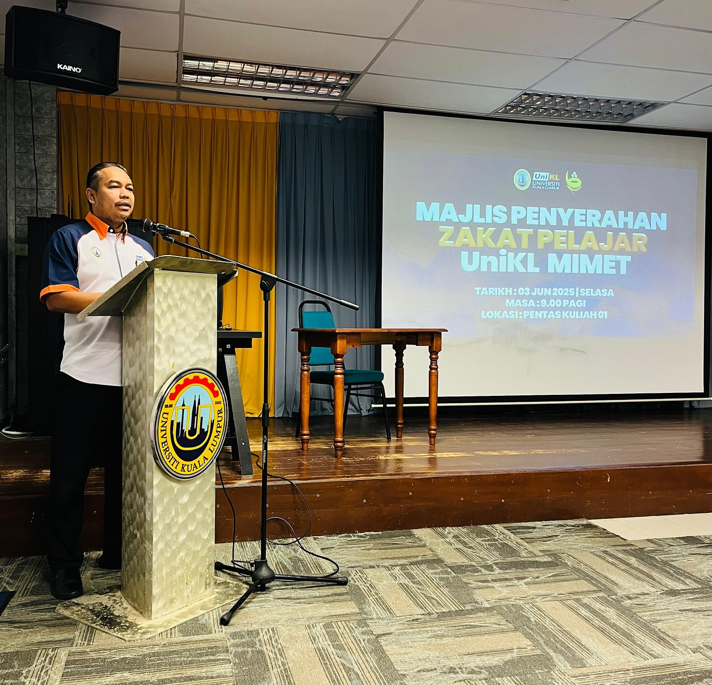 Majlis Penyerahan Zakat Pelajar UniKL MIMET Majlis Penyerahan Zakat Pelajar UniKL MIMET